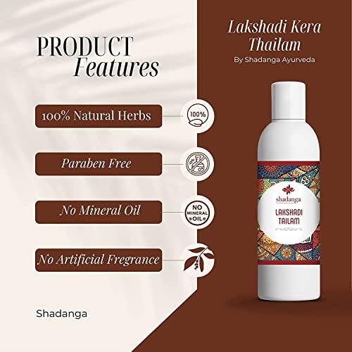 shadanga Shadanga Lakshadi Kera Thailam 100 ML (Pack of 1)| Ayurvedic Products | Ayurveda Products |
