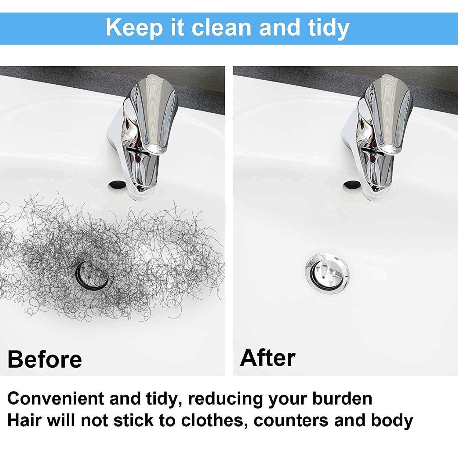 JAMB JAMB Apron Cape Beard Trimming Bib for Men Shaving & Hair Catcher Non-Stick Hair Catcher Grooming Cloth Waterproof with 2 Suction Cups for Mirror