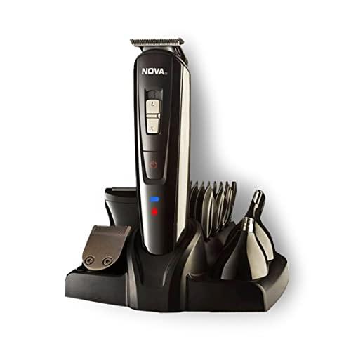 Nova Nova NG 1151 All in One 100% Waterproof Corded n Cordless: 60 Minutes Runtime Grooming Kit For Men (Black)