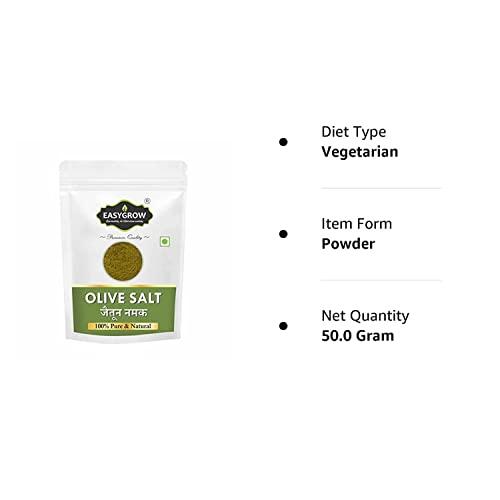 Easygrow Easygrow Olive salt | Namak Zaitoon | Jaitun Namak | Zaitun Namak (50 gm)