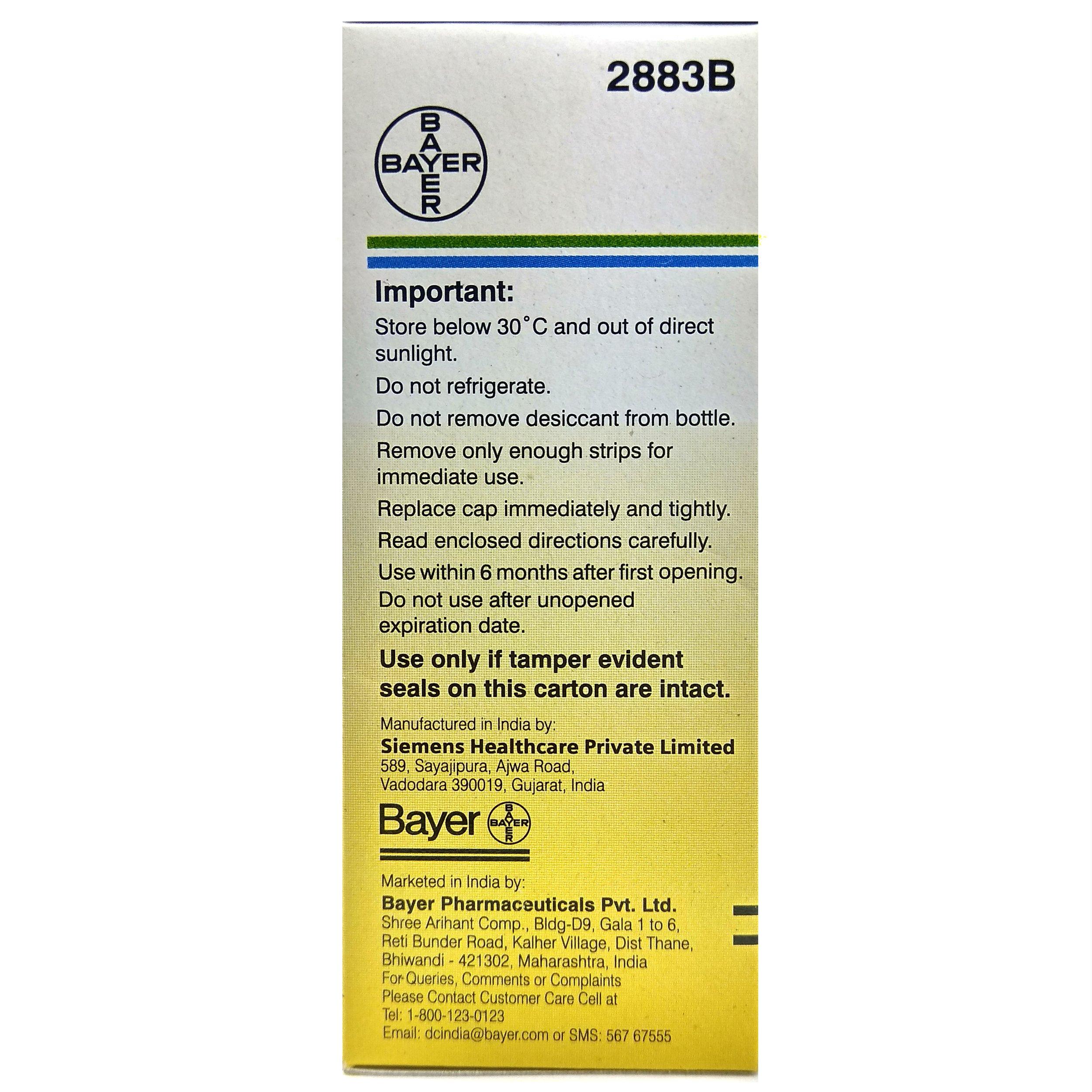 Bayer LUBEX Bayer Keto-Diastix Reagent Strips For Urinalysis, 50 Each (Pack Of 4)
