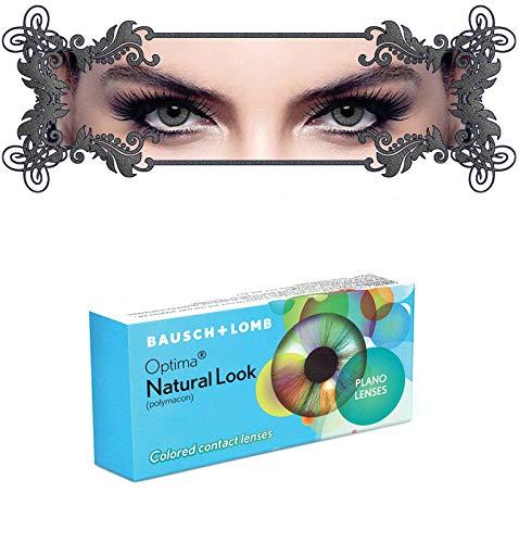 Bausch & Lomb Bausch & Lomb Lacelle Natural Look Grey Quarterly Disposable Contact Lens (2 Lens Pack -3.50)