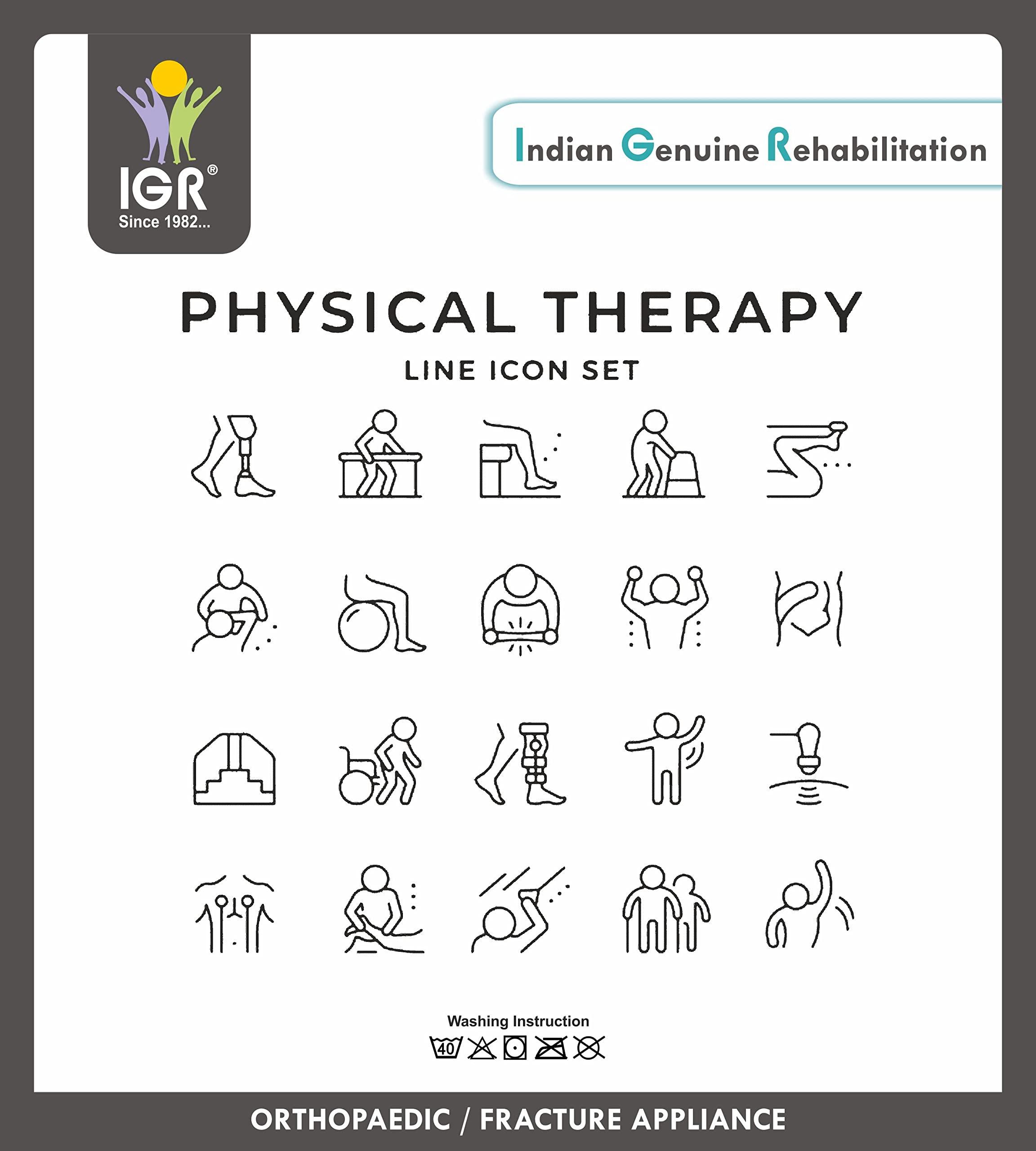 Dr Aedass IGR WEIGHT CUFF 3KG X 1 Pc. Adjustable STRAPS | Wrist - Ankle Weight Band | Physiotherapy Wrist | Ankle | Jogging | Cycling | Aerobics | Toning | Cardio | Glutes | Squat with Leg Lift | Supermens - Weighted Arm Circles | Rehabilitation | Men & Women