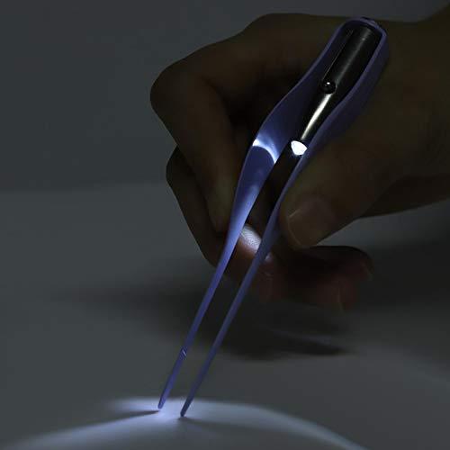 Shanrya Earpick, Ear Tweezers, Purple for Children Kids