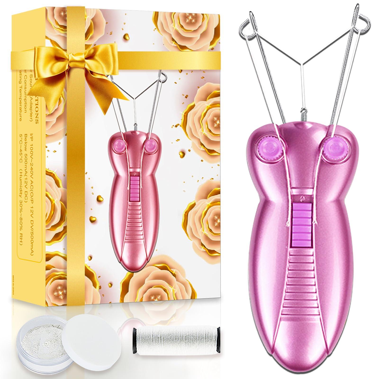 TFW ECVISION Electric Shaver Ladies Epilator Facial Hair Epilator Facial Hair Remover Pull Faces Delicate Beauty Epilator Pull Face Device Depilation (Pink)