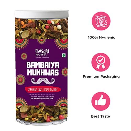 Delight Foods Delight Foods Traditional Mukhwas - Hygienically Packed (Bambaiyya Mix- 125g)