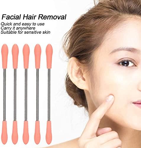 AIMERS AIMERS Spring Facial Hair Remover, Best for Quick & Easy Hair Removal from Roots. Portable & Effective Manual Epilator Stick for Women