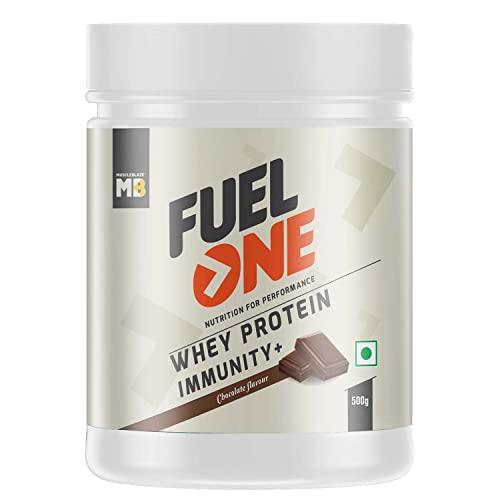 MuscleBlaze MuscleBlaze Fuel One Whey Protein, 24 g Protein, 5.29 g BCAA & 4.2 g Glutamic Acid (Chocolate, 500 g / 1.1 lb)