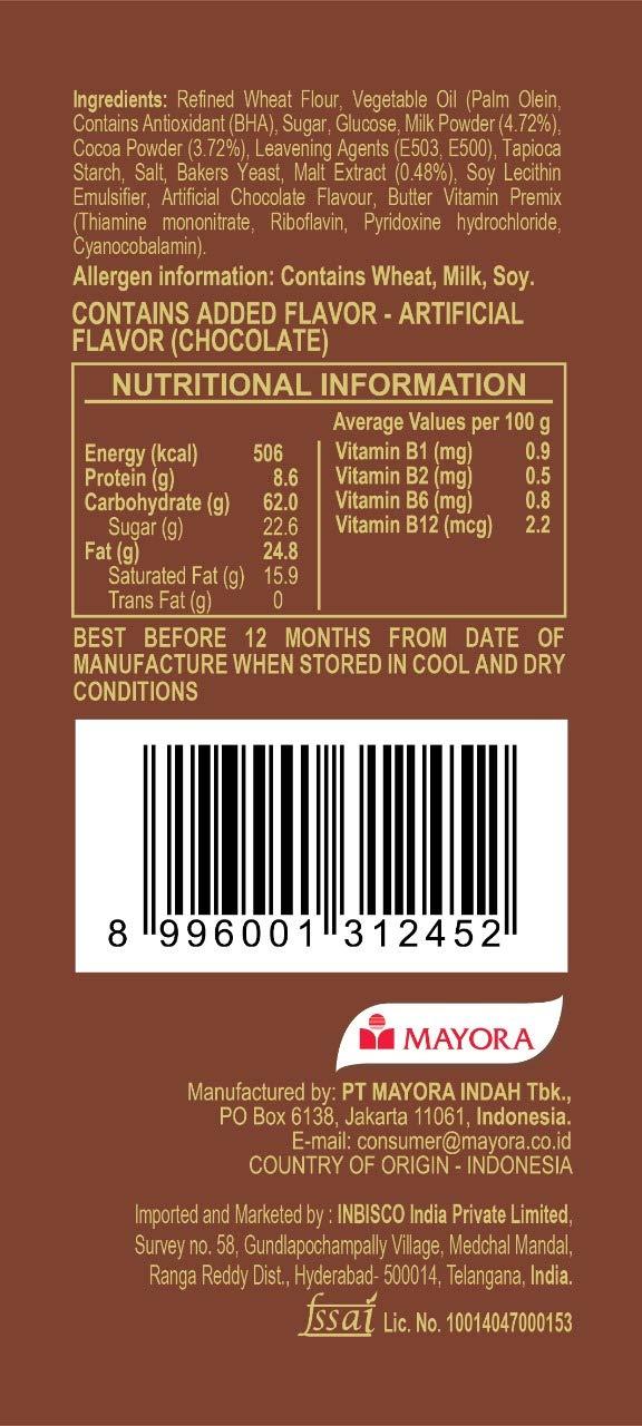 Malkist Malkist Chocolate Crunchy Layered Crackers - Pack of 30