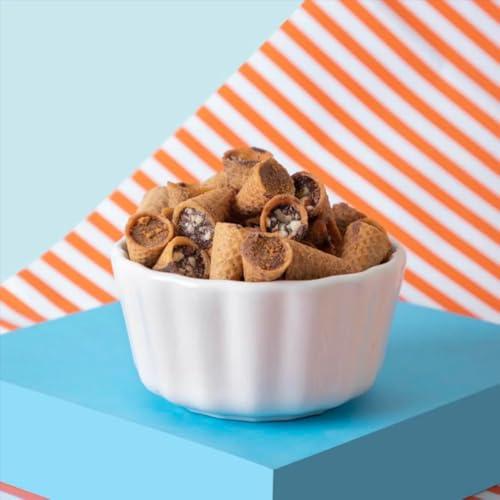 NOVANOVA NOVANOVA Best Bite Choco Filled Cones | Choco Hazelnut & Cookie Buttercream - Assorted Pack Of 2| 100% Eggless | No Added Preservatives (100 Gram)