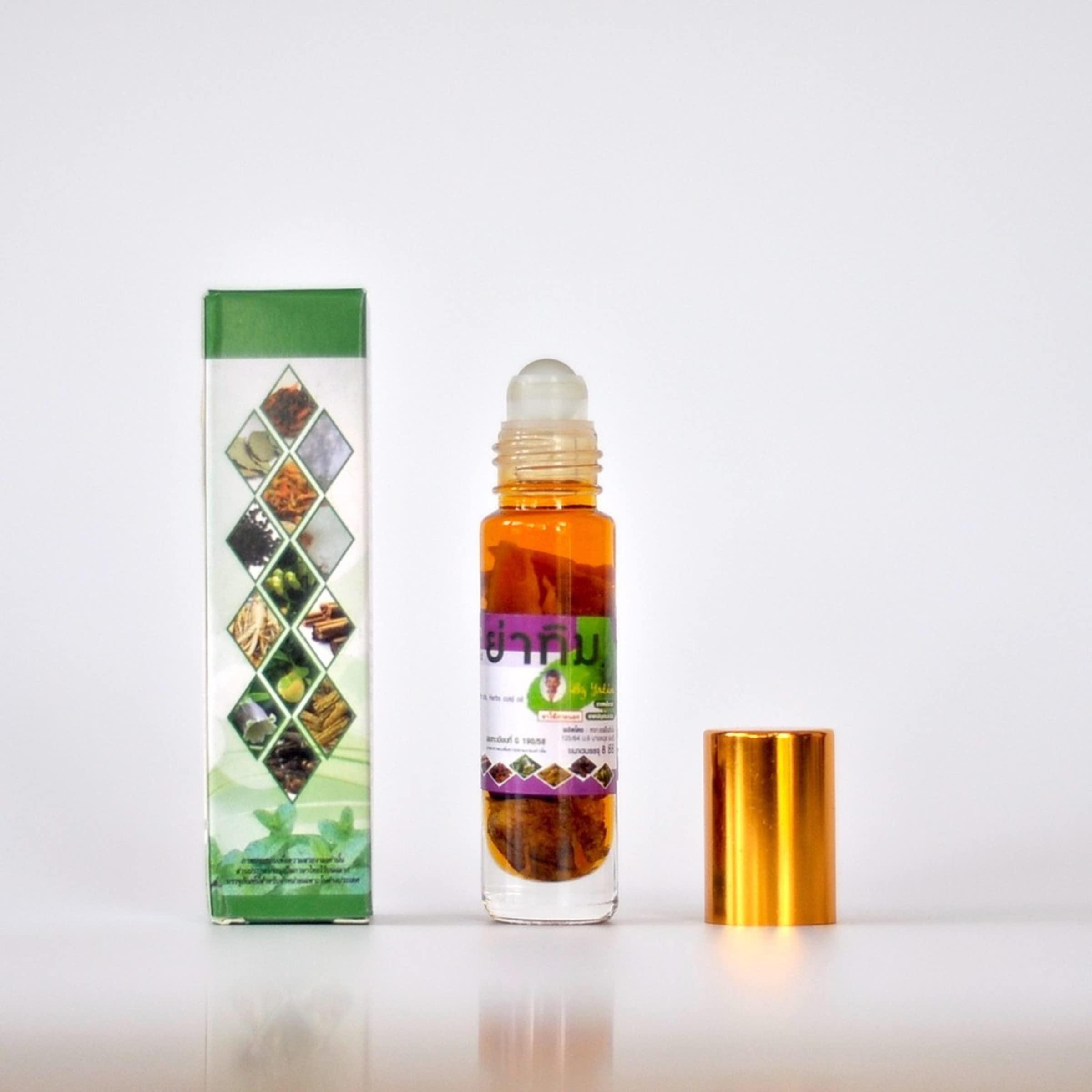 HANI PO HANI PO OTOP YA TIM 22 herbals Roll on Pack of 1-8ml - Thailand ProductPain relief balm | Oil for elder women | Men Pain relief balm for adult | Pain relief oil for women | Mens | Pain relief balm for girls | boys - Imported Products