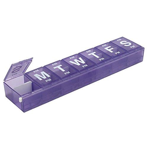 EZY DOSE 7-day AM/PM Locking Pill Reminder - 3XL,colors may vary