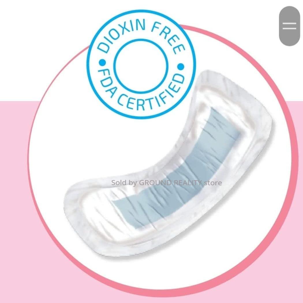 LUREME LUREME Premium New Mom Maxi Maternity Sanitary Pads Napkins for Women - Ultra Soft, Extra Wide, Long Lasting Protection- Newmom Sanitary Maternity Pads, Heavy Flow 850ml - 5 pads in 1 pack. (LU3)