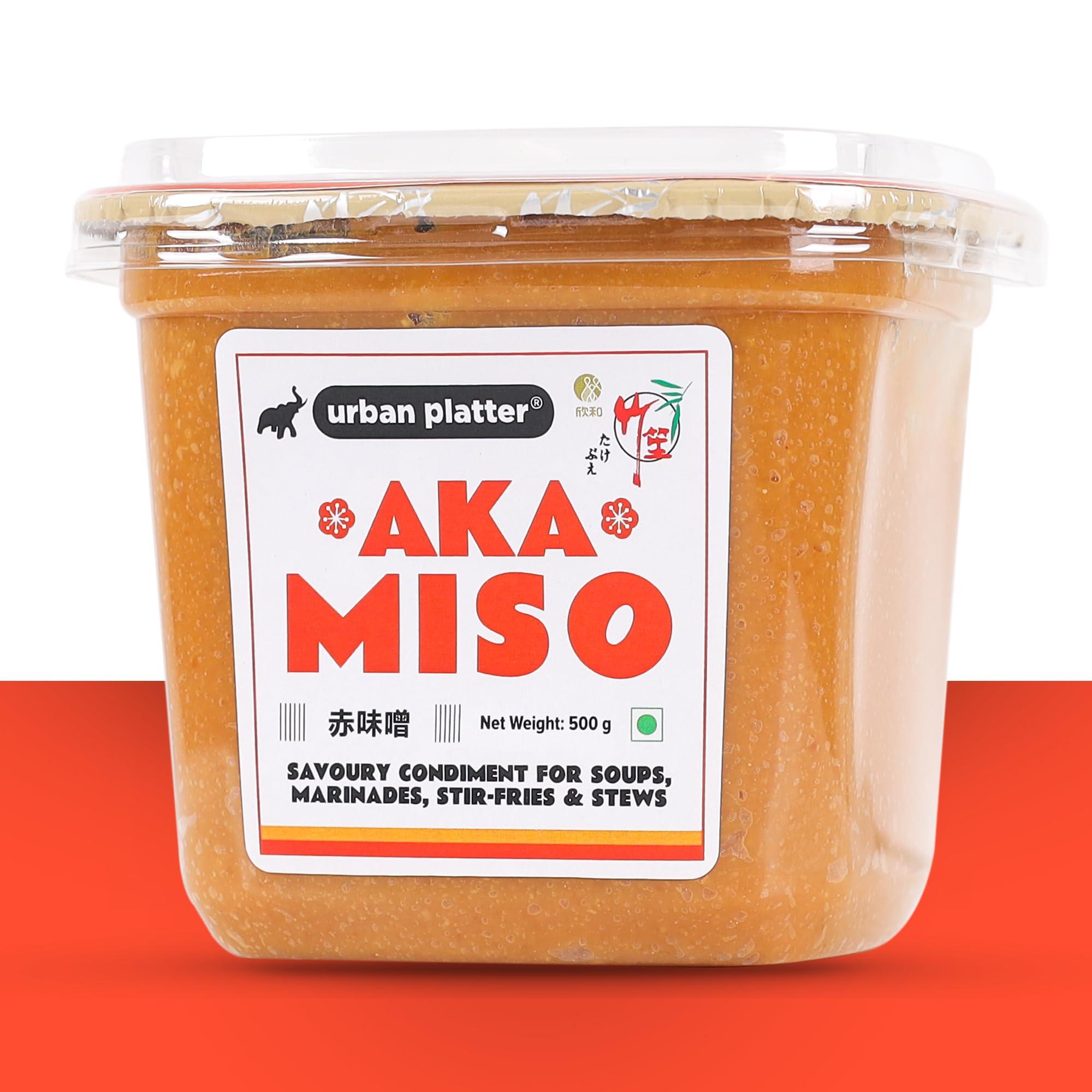 urban platter Urban Platter Aka Miso, 500g (Dark Miso | Strong Flavours | Soy Based | Japanese Staple)