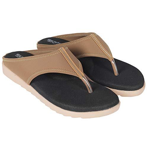 HEALTH FIT HEALTH FIT Ortho & Diabetic Soft Women's Slippers UK-10 Sultan New