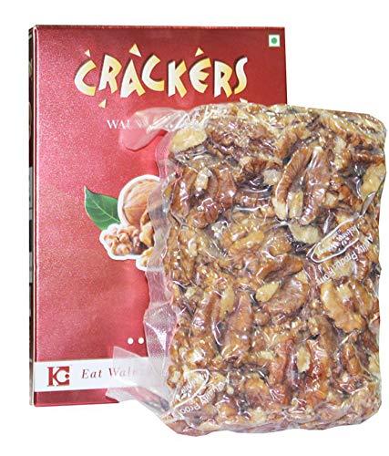 GO Go Crackers Kashmiri Brown Walnuts Kernels Without Shell -Pack of 2 x250 g