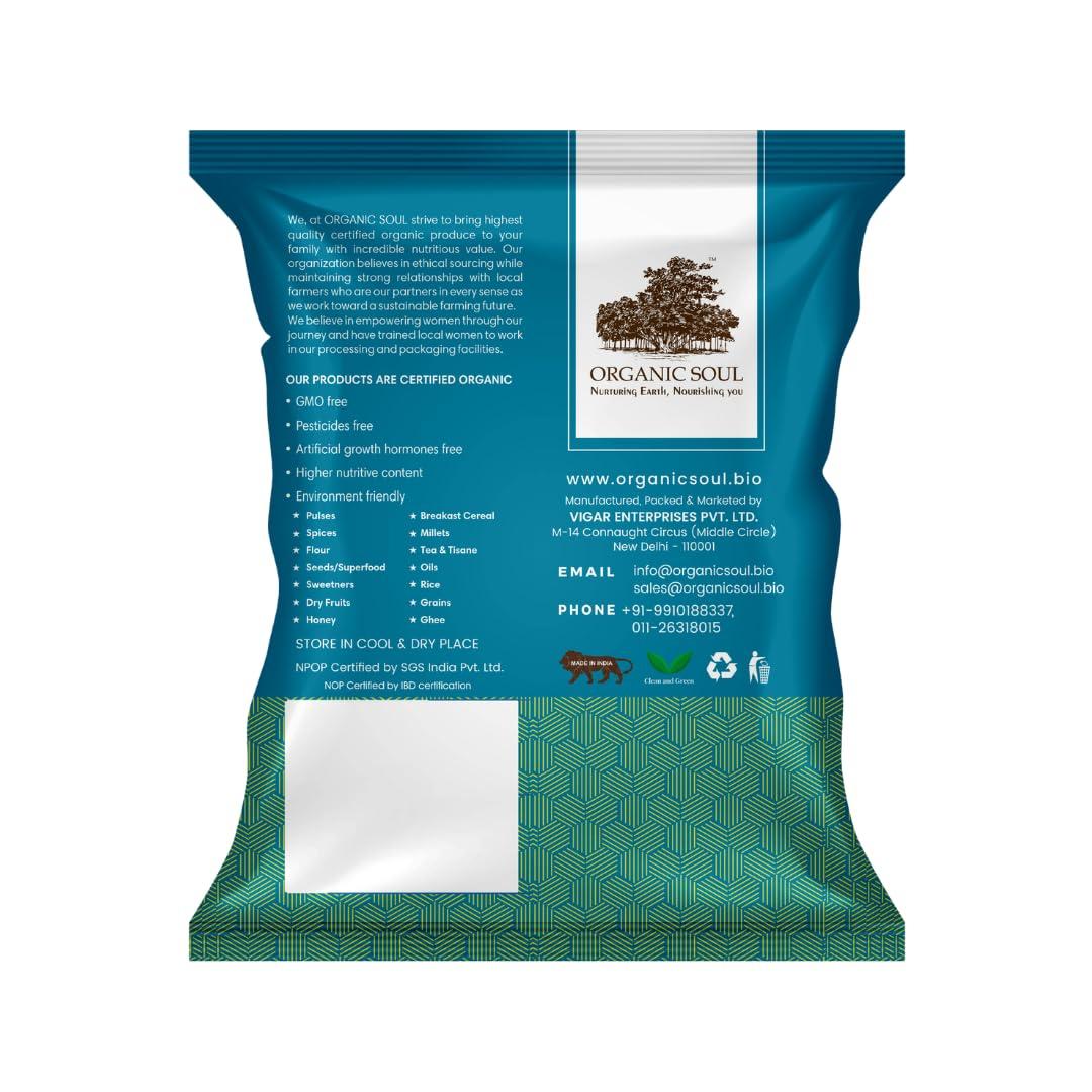 ORGANIC SOUL Organic Soul - Organic Corn flour Powder (Makki Atta, Corn Flour, Maize Flour) 450 Gm