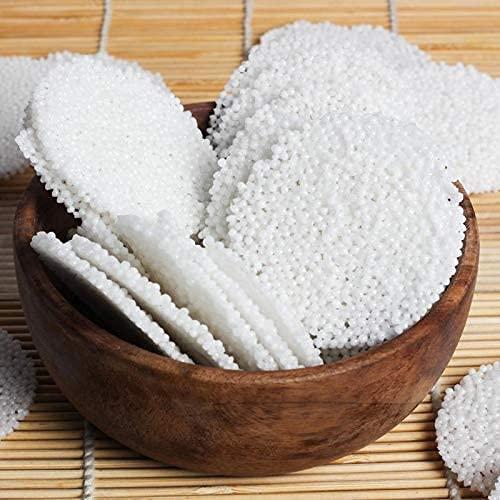 FreshoCartz FreshoCartz White Sabudana Papad | Sago Papad | Tapioca Papad Ready to Fry for Fast, Upwas, Vrat and Snacks (200gm)