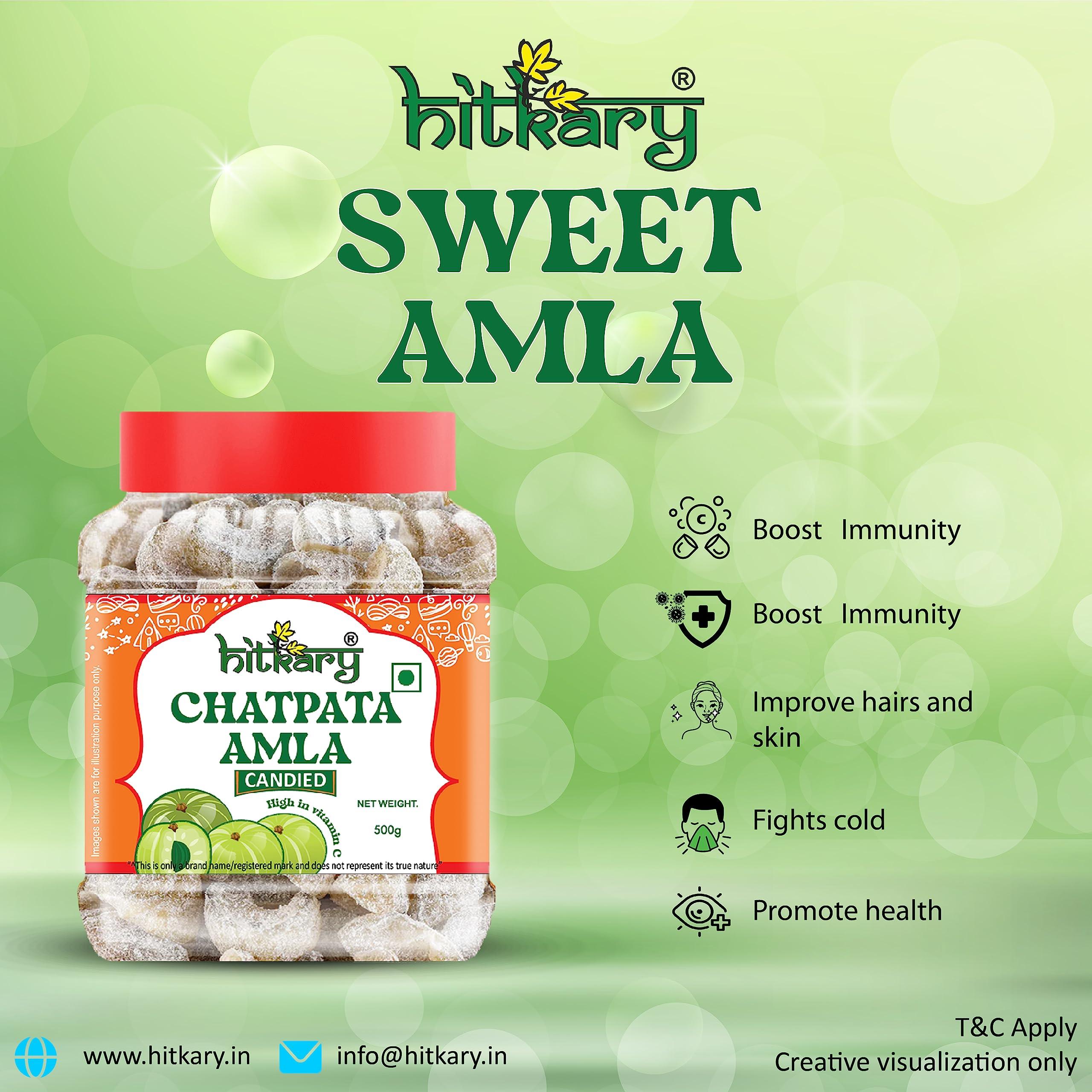 HITKARY hitkary Chatpata Amla Candied (500g).