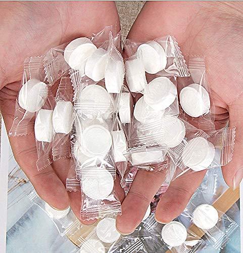Swity Home Swity Home Compressed Towel Coin Tissues Portable Wipe Napkin Paper Tablets Non-Woven Disposable Compressed Cotton Coin Tissue Towel Home Hand Wipes for Travel Camping Beauty Salon Outdoor (300)