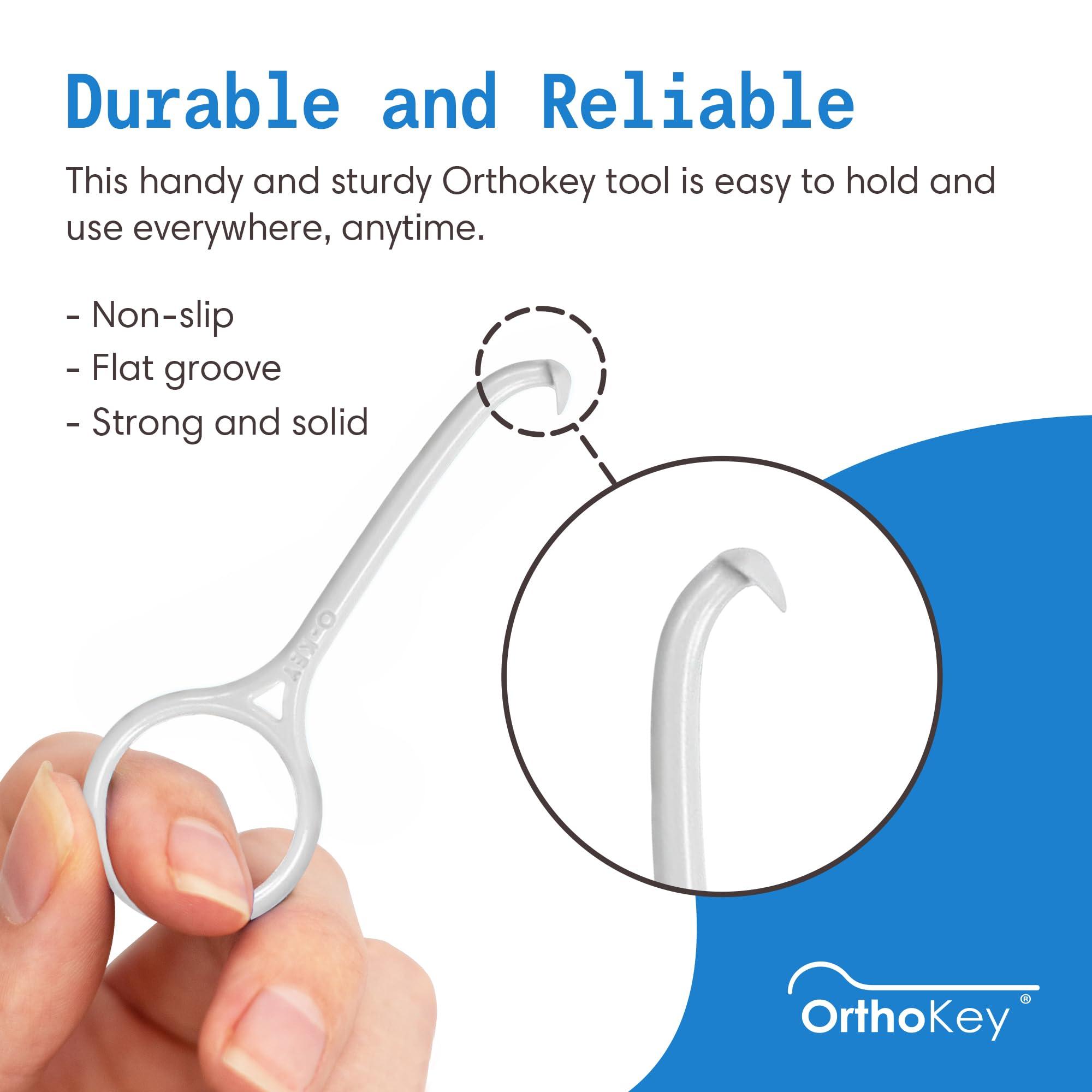 OrthoKey Clear Aligner Removal Tool by ORTHOKEY - Invisible Removable Braces - QTY 4 White
