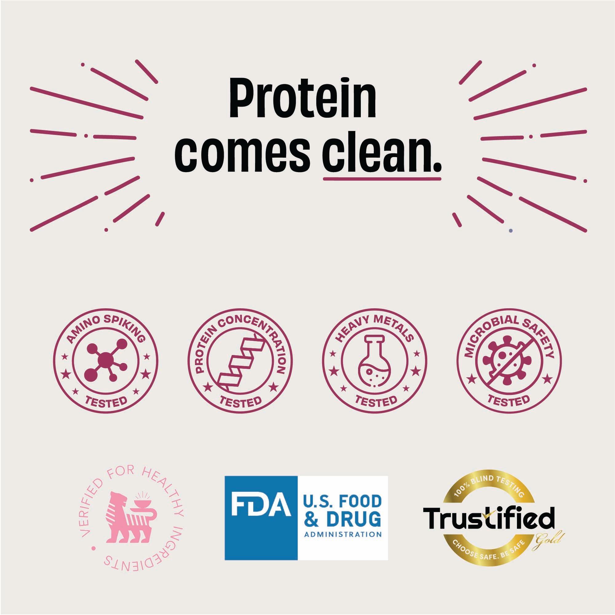 The Whole Truth The Whole Truth Whey Protein Isolate+Concentrate | Light Cocoa 210g (Pack of 6) | 24g Protein/Sachet 6.6g BCAA | 100% Authentic & No Adulteration | Clean, Light & Easy to Digest | Sample & Travel Pack