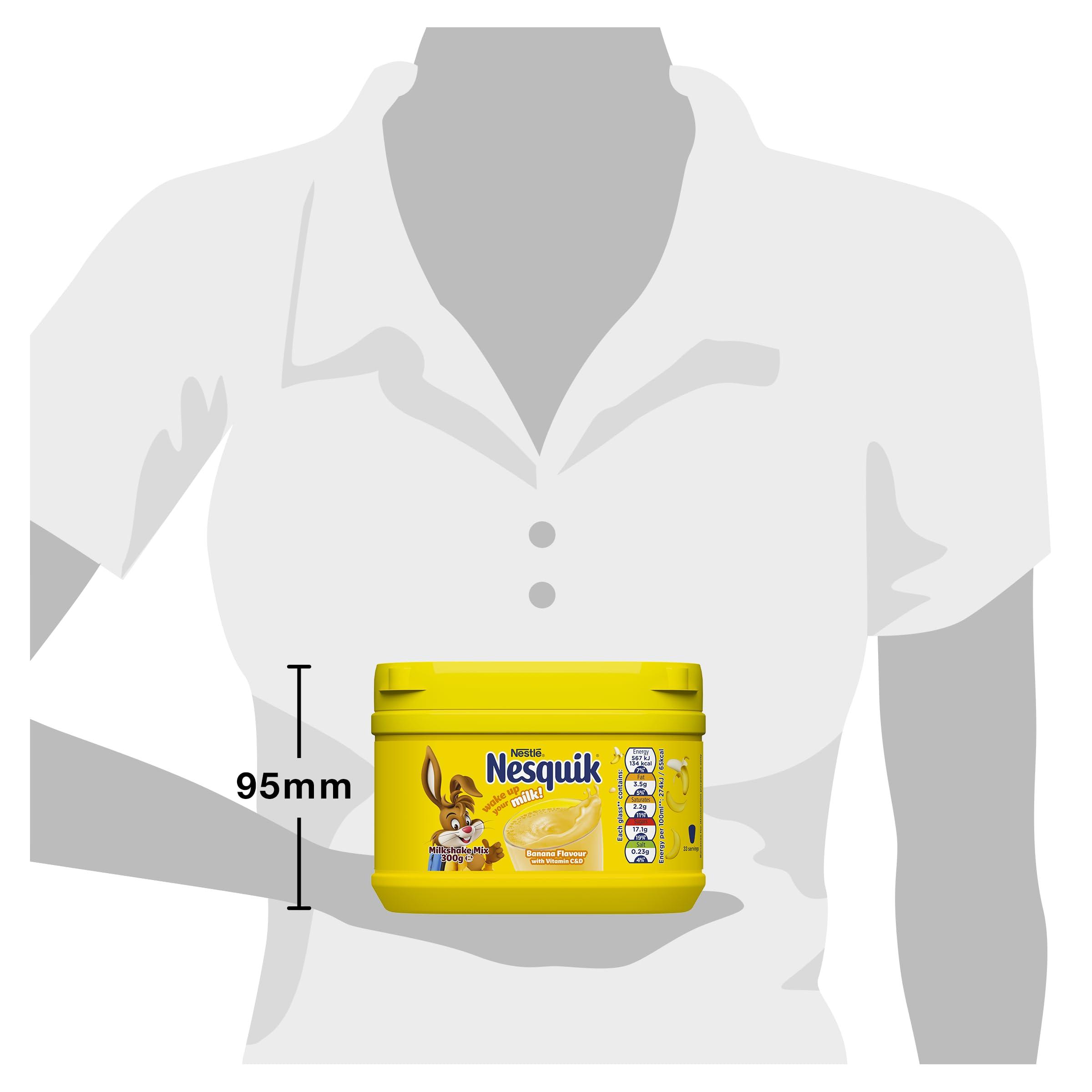 Nestle Nestle Nesquik Banana Flavour Milkshake Mix, 300 g