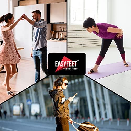 EASYFEET {New 2022} Arch Support Bands 2pcs Pack - Unisex Orthotic Health Compression for Foot Care Heel Spurs Foot Pain Relief Flat & Fallen Arches High Arch Flat Feet - Braces/Sleeves in 2 Sizes