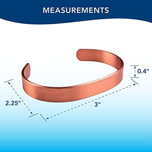 Apex Apex Copper Bracelet, Solid Band