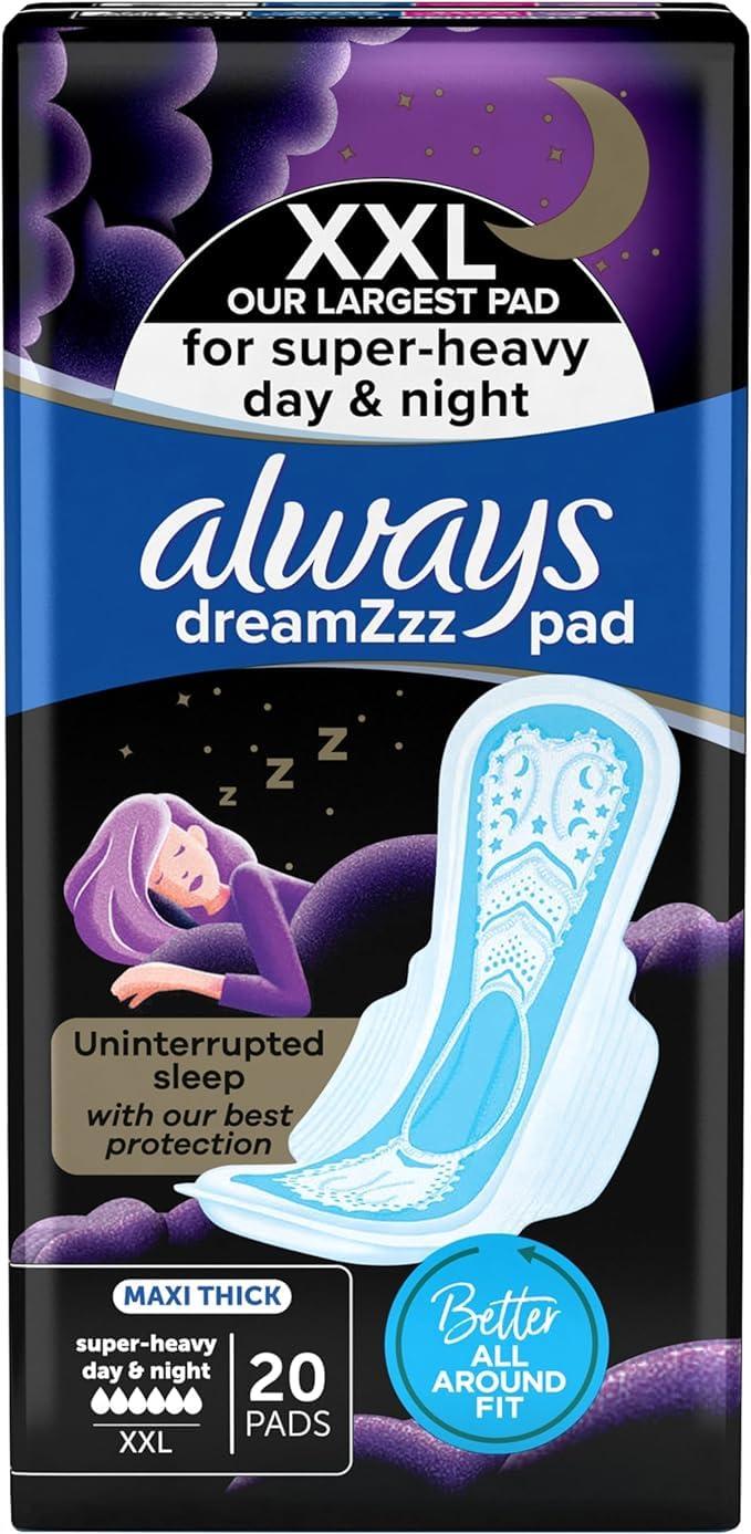 PG Always Pads Maxi Thick XXL for Super Heavy Night 20 Sanitary Pads