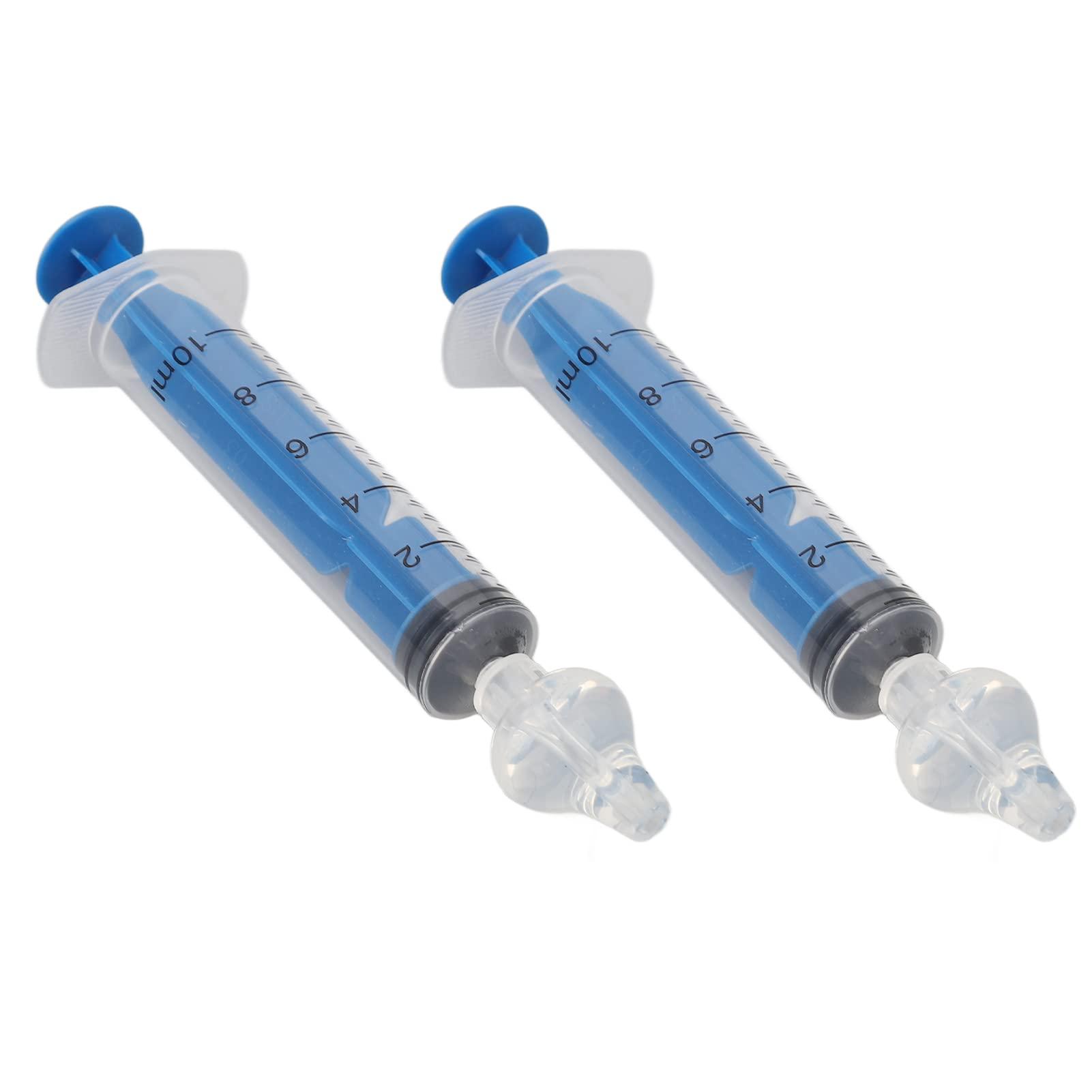 Kufoo Syringe Nasal Irrigator, Rinse Infant Nasal Irrigator Controllable Pressure for Child for Home (Blue)