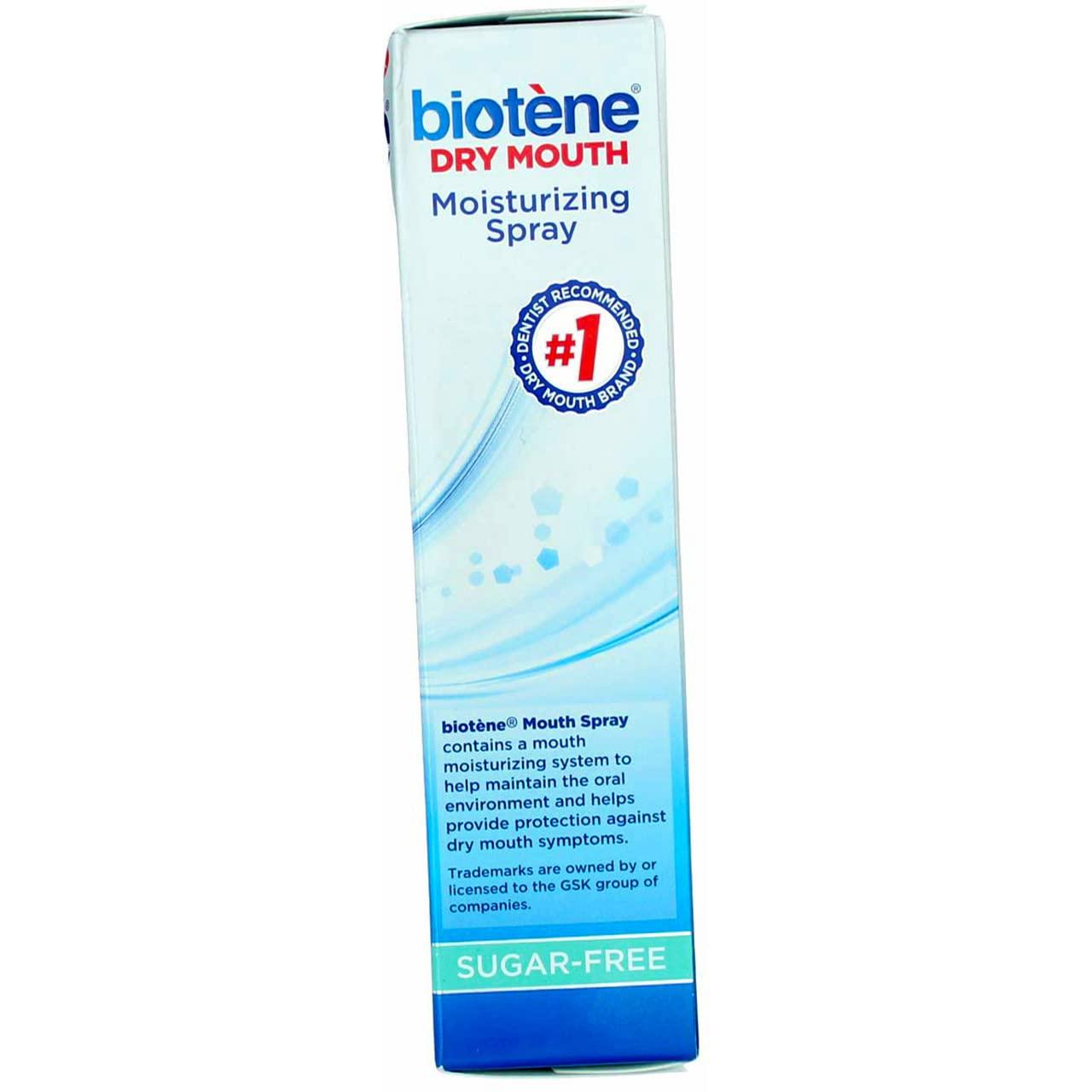 Biotene Biotene Mouth Spray, Gentle Mint, 1.5 Ounce Bottle Multi Packs (2)