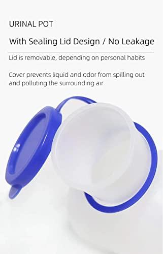 piliwl Car Unisex Potty Urinal, Men and Women urinals, with lid and Funnel, car Toilet Mobile Toilet Portable Outdoor Travel Urinal, Unisex Universal Emergency Urinal