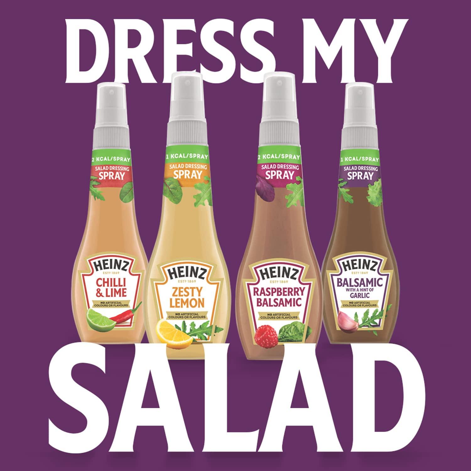 HEINZ Heinz Chilli & Lime Salad Dressing Spray | No Artificial Colours or Flavours, 6.76 fl oz / 200 ml