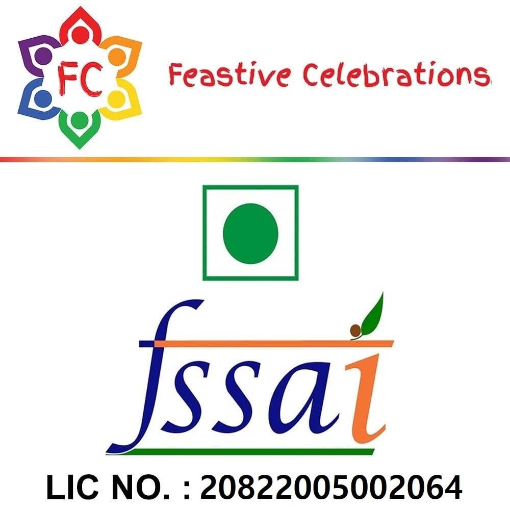 Feastive Celebrations Feastive Celebrations Haldiram\'s Pinni Hamper with Diyas, Shubh Laabh, Lakshmi charan, Swastik. With Complimentary Surprise Gift