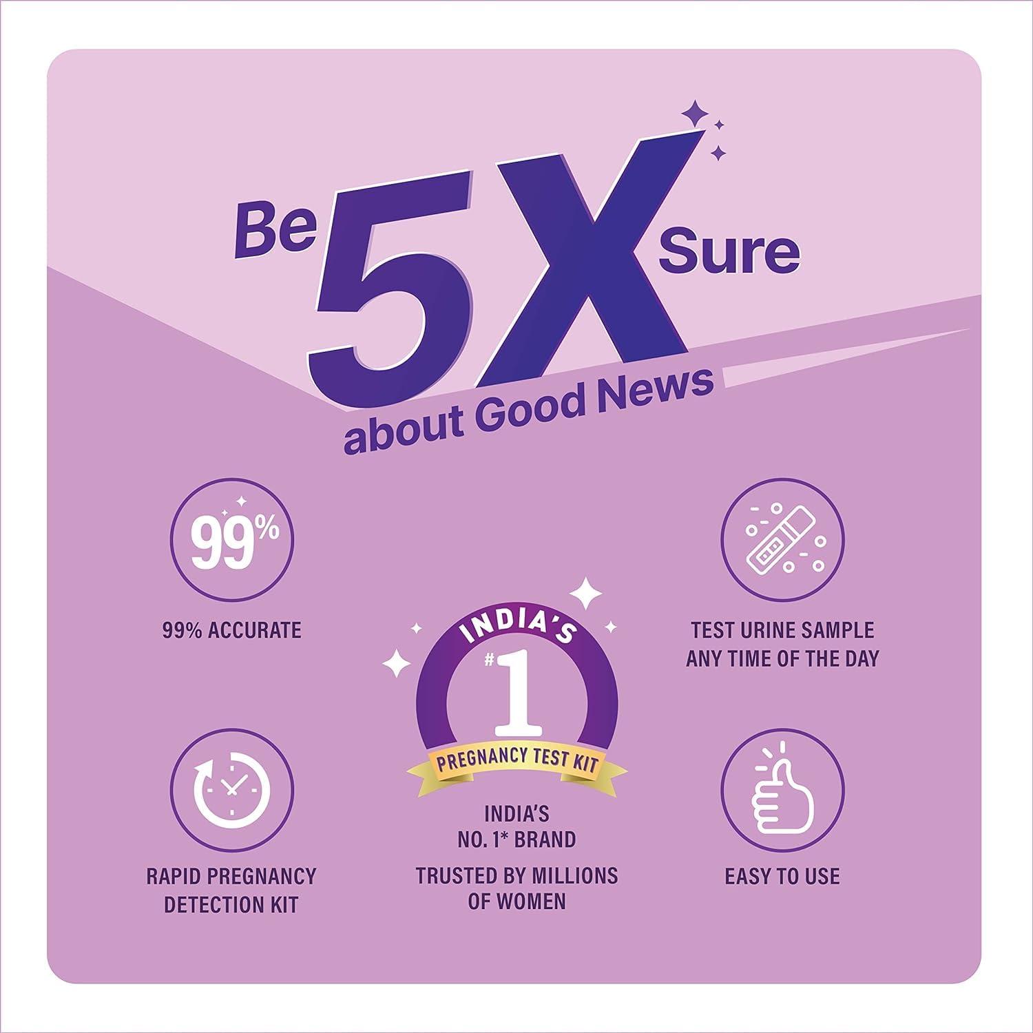 Prega News Prega News One Step Urine HCG Pregnancy Test Kit Device (Pack of 12)