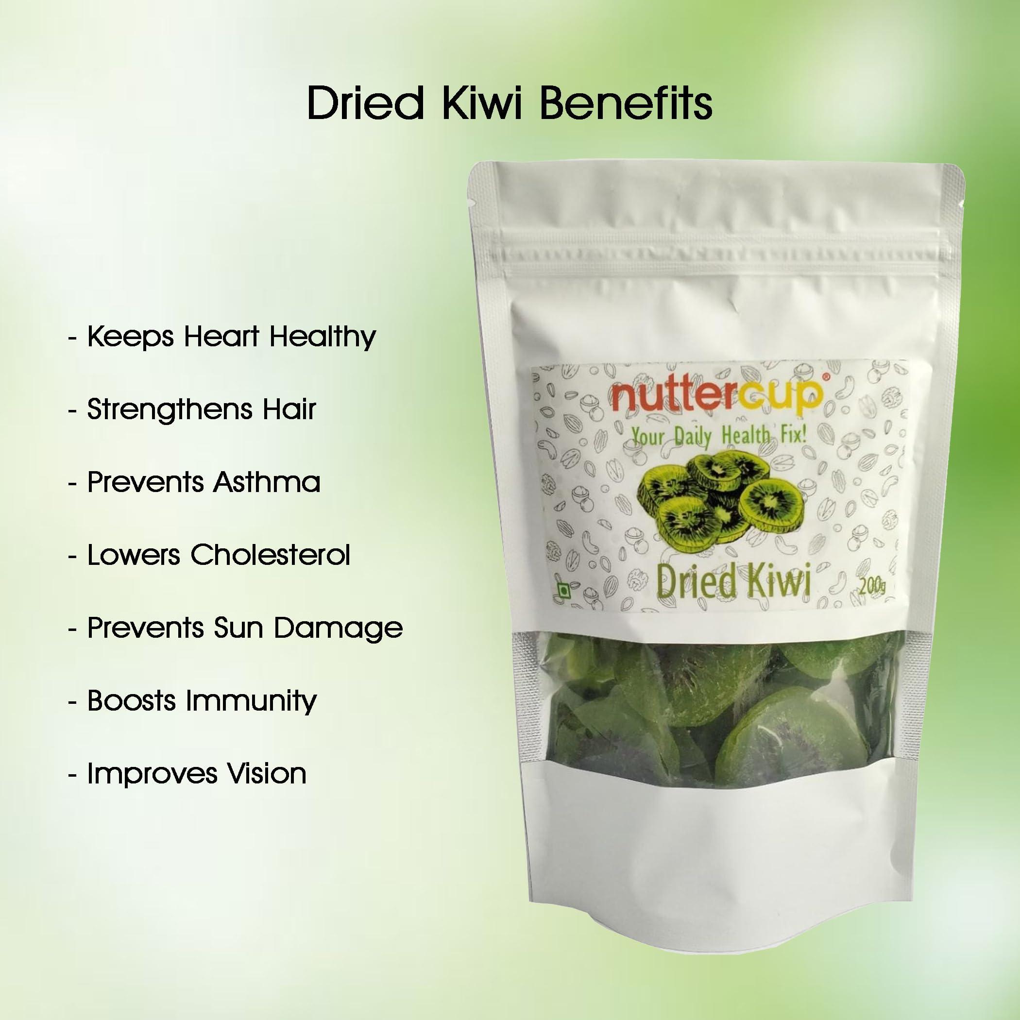 nuttercup nuttercup Dried Kiwi Fruit | 200gms | Pack of 2