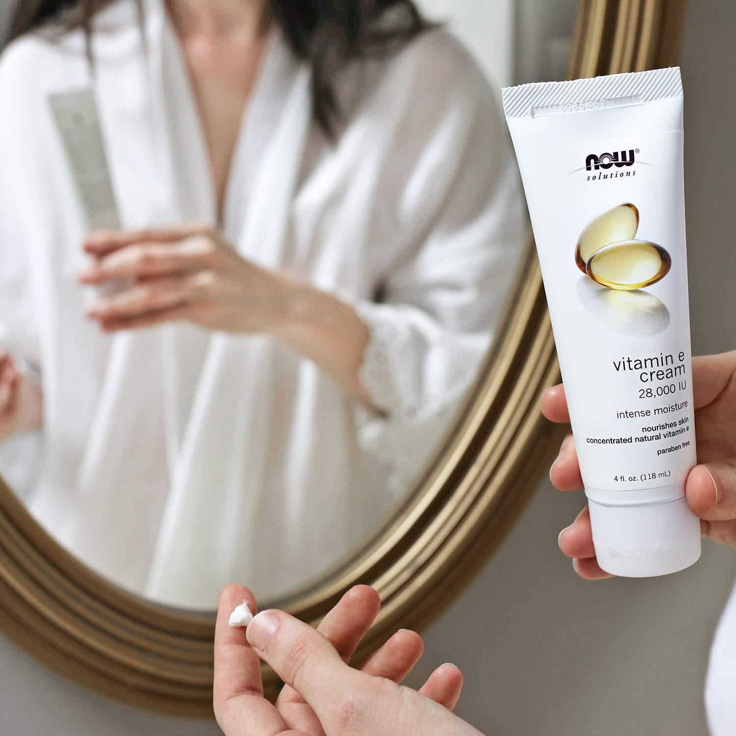 NOW NOW Vitamin E Cream 28,000 IU, 4-Ounce