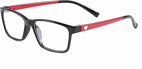 RR EYE WEAR RR EYE WEAR Progressive Anti Glare Reading Glasses For Men And Women Anti Glare Lenses Progressive Lenses 1.00 1.25 1.50 1.75 2.00 2.25 2.50 2.75 3.00 Black Red Square 21 (Distance 0/ Reading +2.50)