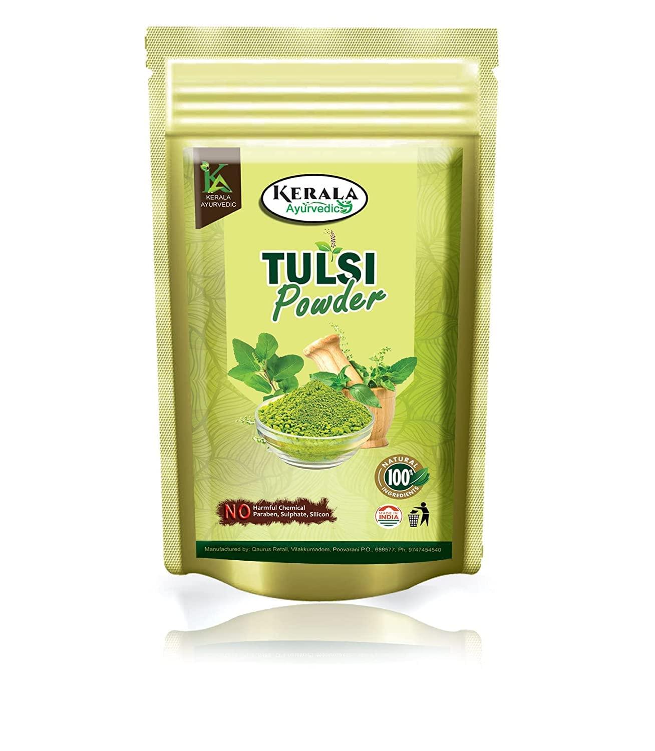 Kerala Ayurvedic Kerala Ayurvedic Tulsi Powder, 200g Pouch | Boosts Immunity | Anti-septic | Anti-Inflammatory | Organically Harvested