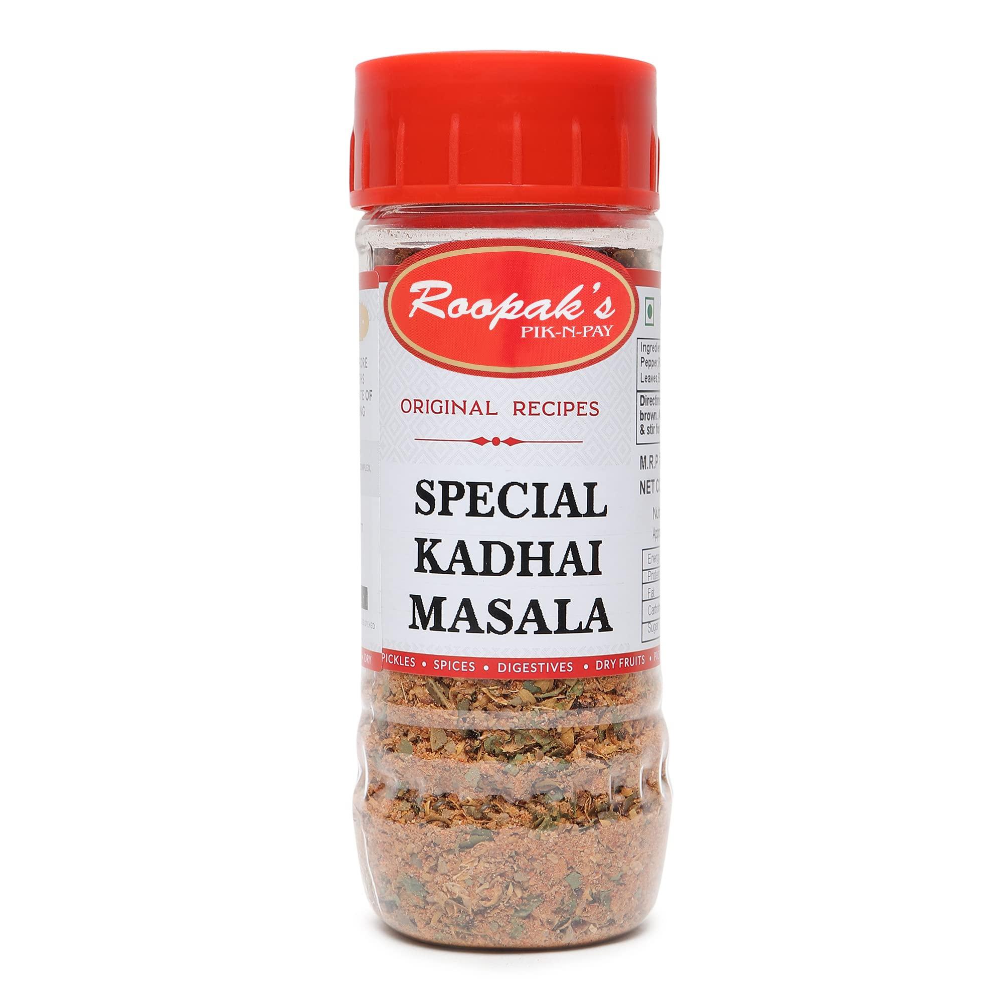 ROOPAK'S PIK-N-PAY ROOPAK'S - Combo Pack Of Special Kadhai Masala + Punjabi Kadhi Masala (Pack Of 2, 100gm each)