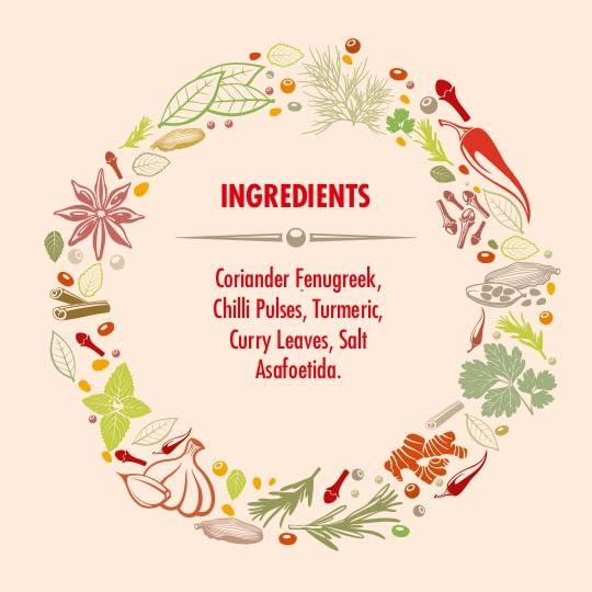 Ashok Ashok Sambhar Masala | Spices with Natural Ingredients No Added Preservatives For Delicious Cooking- 100 gram