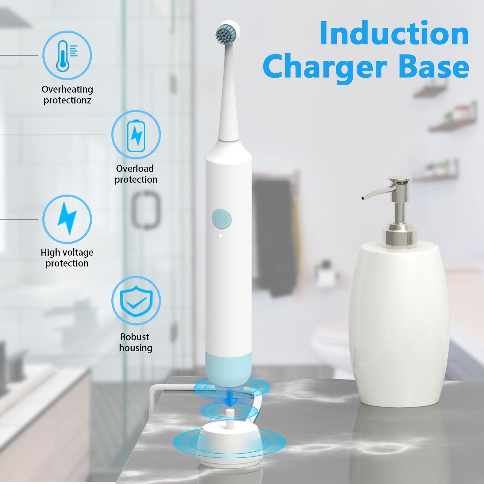 HOUTQPLE Oral B Charger for Electric Toothbrush Replacement Charger Base, Oral B Braun Charger for Oral B Pro 1000 2000 2500 3000 3709 3728 3757 5000 7000 7500/Genius/IO Series 3 4 5 6- Inductive Power Cord