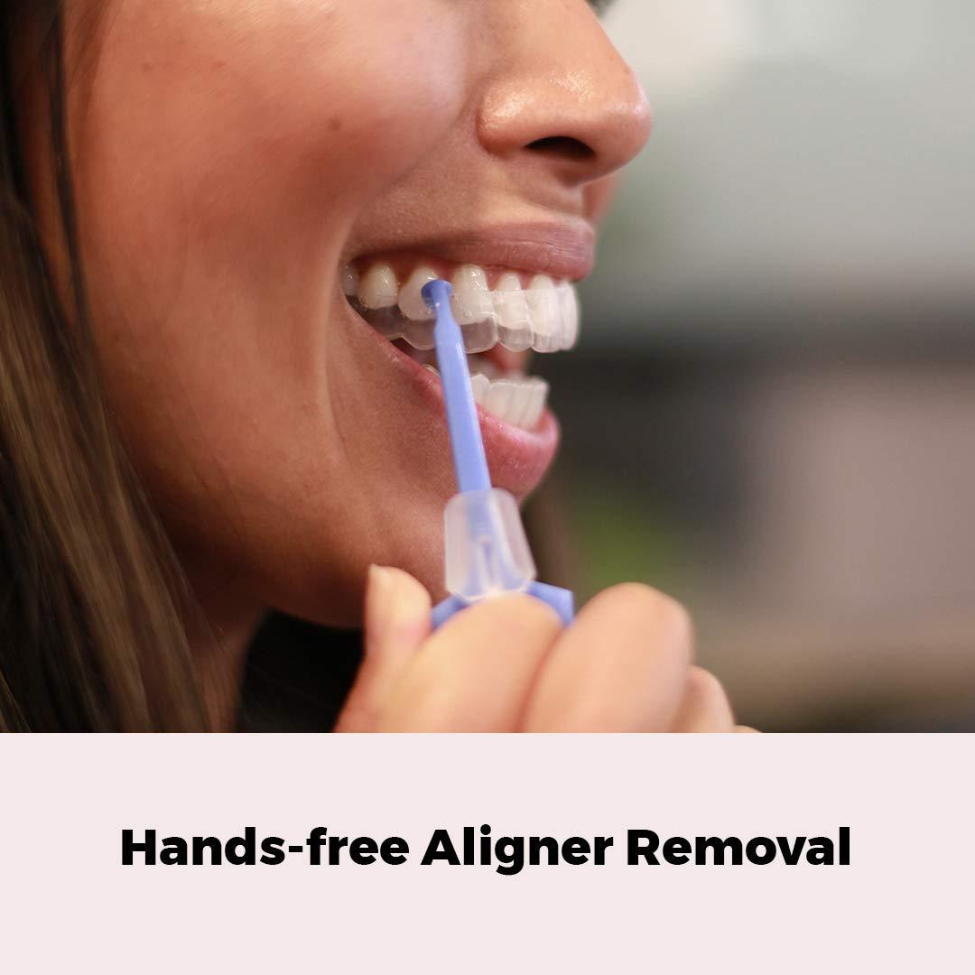 The Pultool Clear Aligner Removal Tool for Invisalign by PULTOOL - Smile Direct Club Removal Tool - Invisible Aligner Remover - Aligner Remover - Retainer Remover - 3 Pack