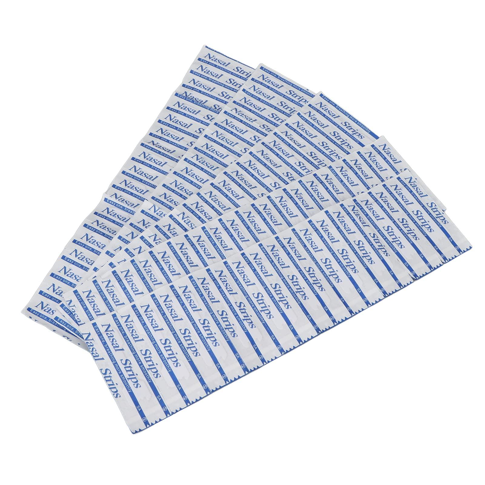 HAIBING Snoring Nose Strips, Promote Smoothing Breath 50pcs Non Woven Fabric Waterproof Nasal Breathing Strips for Daytime