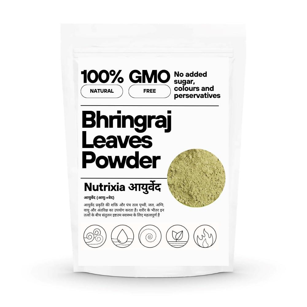 Nutrixia Food Bhringraj Leaves Powder -Eclipta alba/Bhangra Churna (500 Gms)