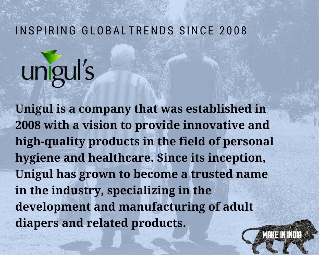 UNIGUL\'S Freedom Classic Adult Diapers - Comfortable, Reliable, and Discreet Incontinence Protection with Superior Absorbency and Odor Control (M)