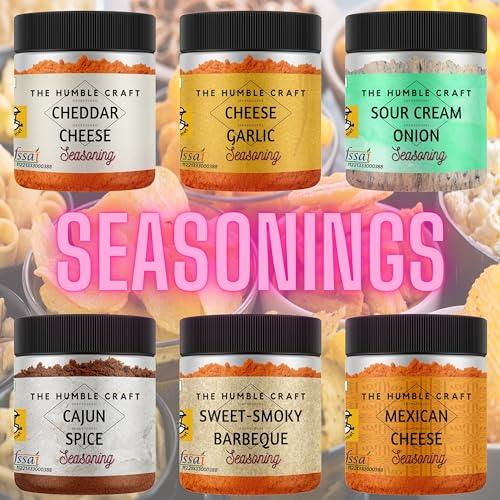 The Spice Rack The Humble Craft Cheddar Cheese Seasoning Powder - Popcorn, Salad, Pizza, Pasta, Spread, Dip & Marinade. Cheese Powder Seasoning - 100Gms