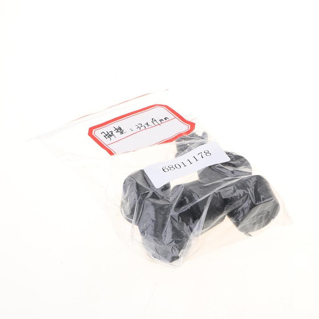 CALANDIS CALANDIS 5Pcs Round Black Bumpers Pads Rubber Feet, 33X19Mm