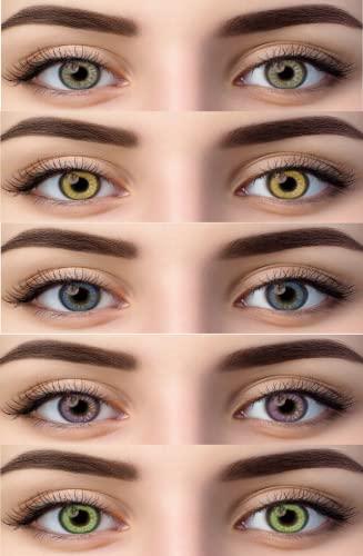 Sonya Lens The Eyes are the window to the soul! Sonya Lens The Eyes are the window to the soul! Coloured Contact Lenses (5 pair lens per box) Blossom - Grey,Hazel,Sky Blue,Violet & Green